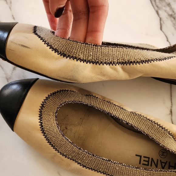 Chanel Ballet Flats Sz 10 (US 9) - Picture 6 of 9